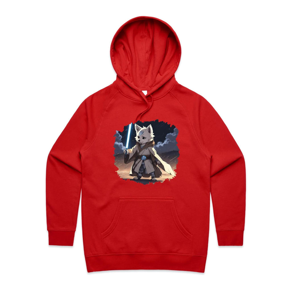 Wolf with Lightsaber AS Colour Women's Supply Hood Ogo Merch