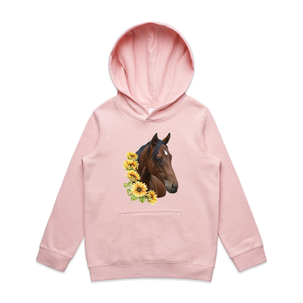 Sunflower Horse AS Colour - Youth Supply Hood Ogo Merch