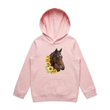 Sunflower Horse AS Colour - Youth Supply Hood Ogo Merch