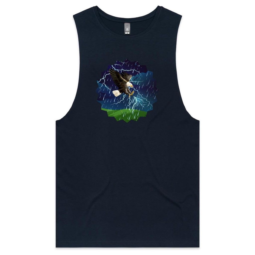 Lightning Eagle AS Colour Barnard - Mens Tank Top Tee Ogo Merch