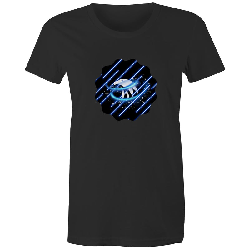 Blue Swirl Eagle AS Colour - Women's Maple Tee Ogo Merch
