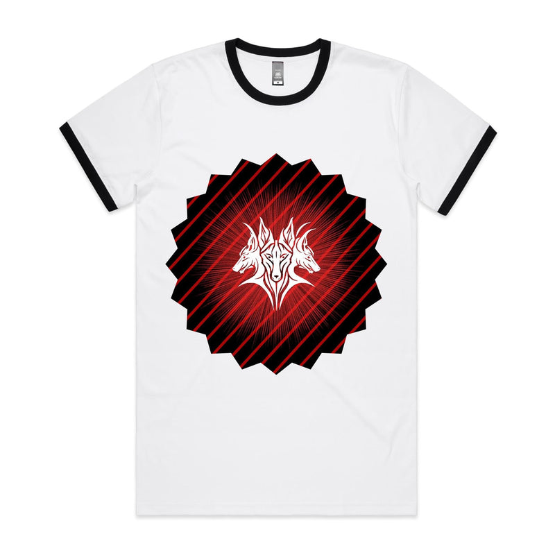 Glowing Cerberus AS Colour Staple Ringer Tee Ogo Merch