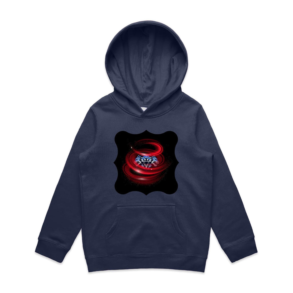 Cerberus Swirl AS Colour Youth Supply Hood Ogo Merch