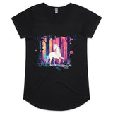 Unicorn AS Colour Mali Womens Scoop Neck TShirt Ogo Merch