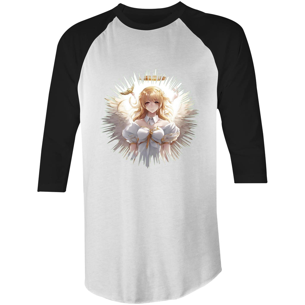 Angel Girl AS Colour Raglan - 3/4 Sleeve T-Shirt Ogo Merch