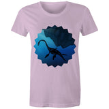 Plesiosaur AS Colour Women's Maple Tee Ogo Merch