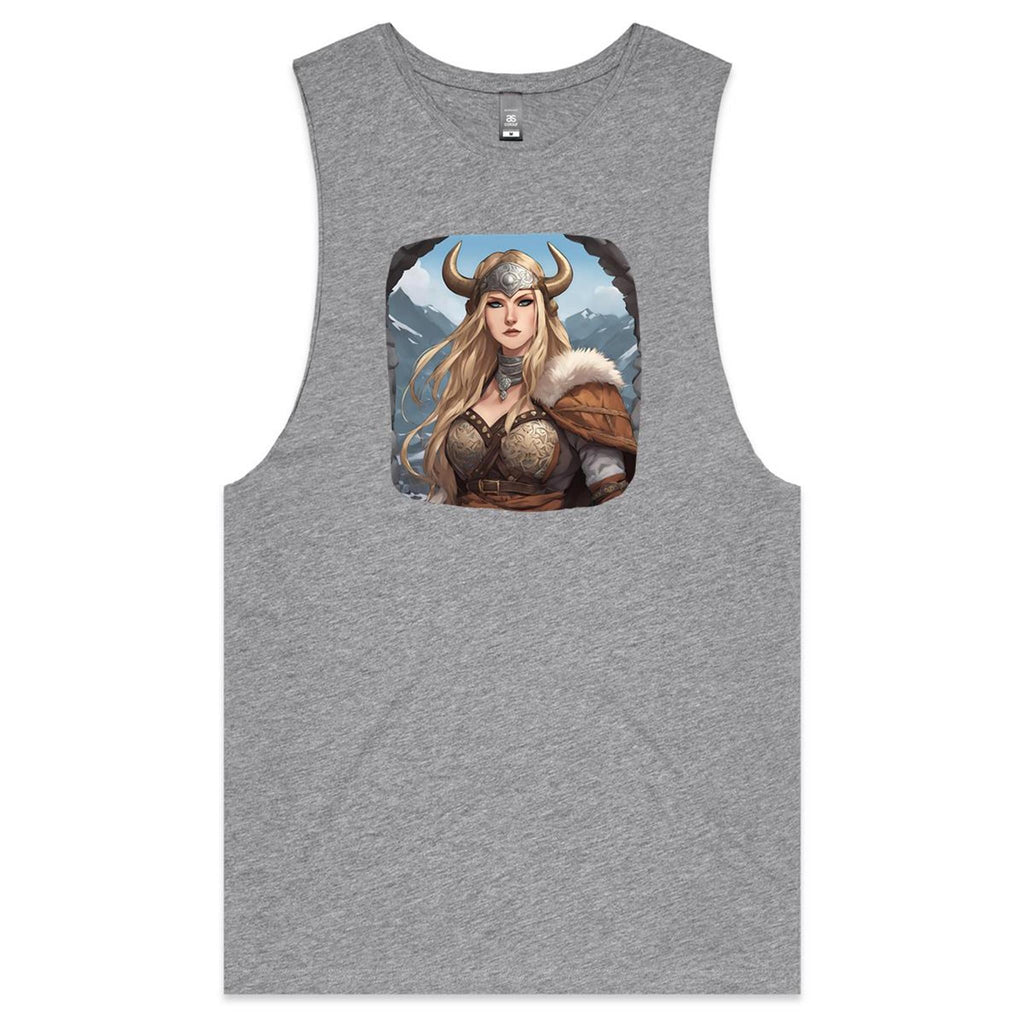 Viking Girl AS Colour Barnard - Mens Tank Top Tee Ogo Merch