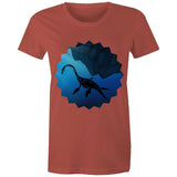 Plesiosaur AS Colour Women's Maple Tee Ogo Merch