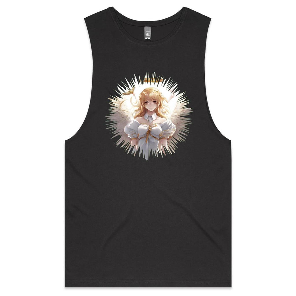 Angel Girl AS Colour Barnard - Mens Tank Top Tee Ogo Merch