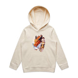 Lady and Pet Dragon AS Colour - Youth Supply Hood Ogo Merch