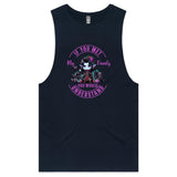 Meet my Family Angry Girl AS Colour Barnard - Mens Tank Top Tee Ogo Merch