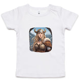 Viking Girl AS Colour - Infant Wee Tee Ogo Merch