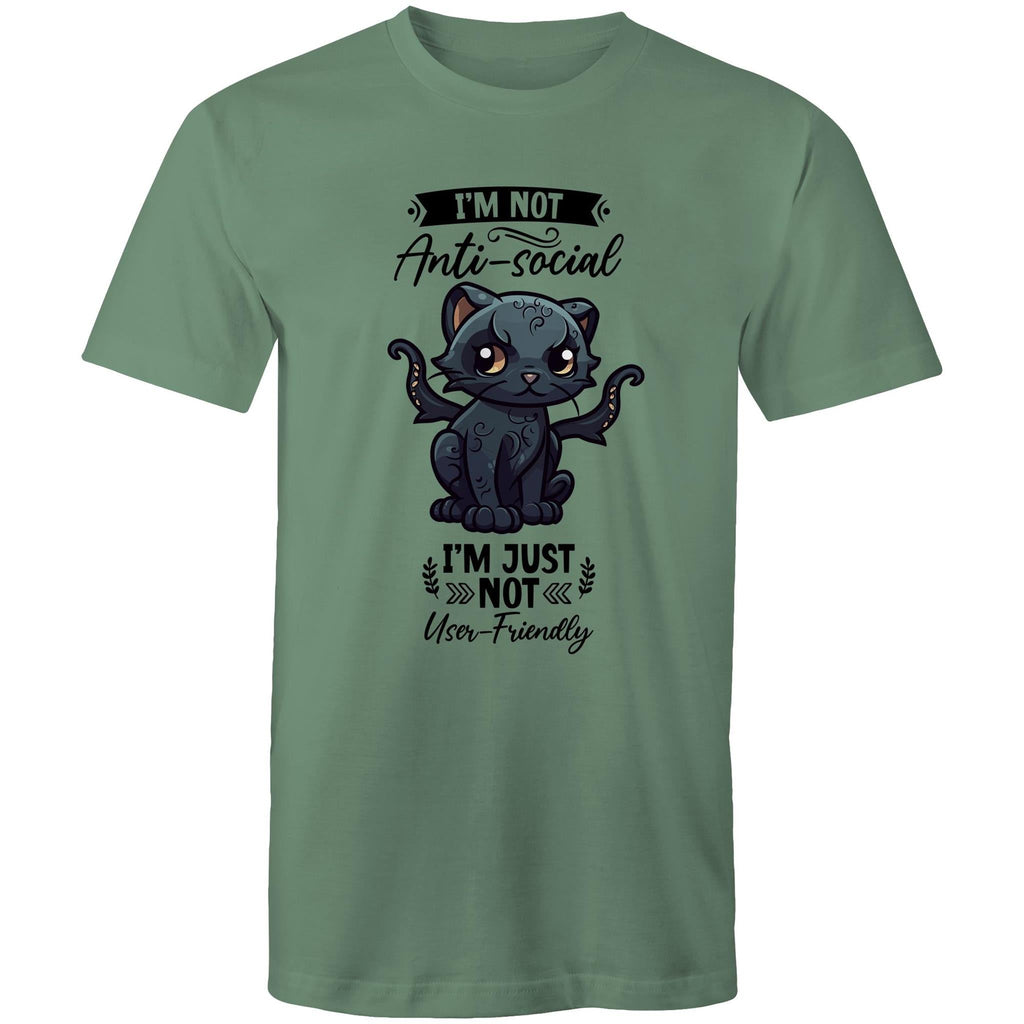 Antisocial Cat Monster AS Colour Staple - Mens T-Shirt Ogo Merch