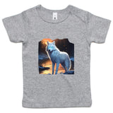White Wolf AS Colour - Infant Wee Tee Ogo Merch