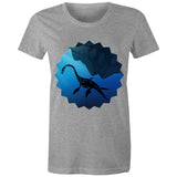Plesiosaur AS Colour Women's Maple Tee Ogo Merch