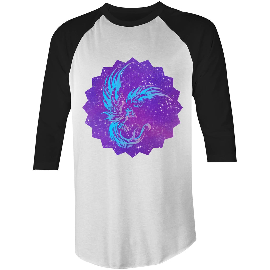Blue Phoenix AS Colour Raglan 3/4 Sleeve TShirt Ogo Merch