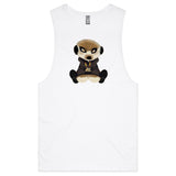 Meerkat in Hoodie AS Colour Barnard - Mens Tank Top Tee