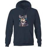Gaming Wolf AS Colour Stencil Pocket Hoodie Sweatshirt Ogo Merch
