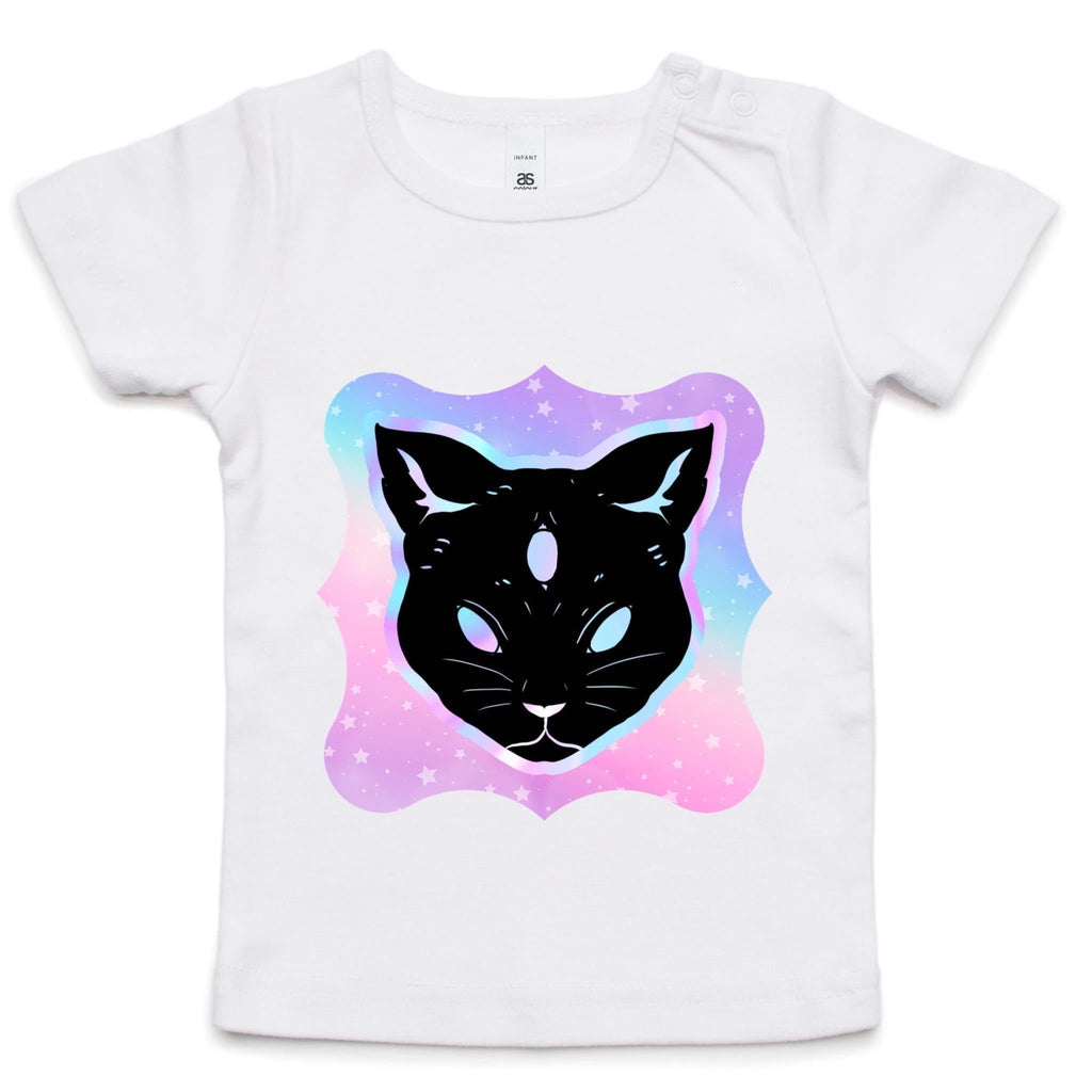 Psychic Cat AS Colour Infant Wee Tee Ogo Merch