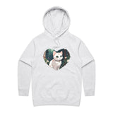 Cat in Heart AS Colour - Women's Supply Hood Ogo Merch