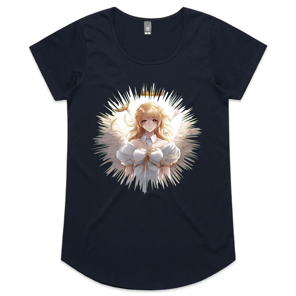 Angel Girl AS Colour Mali - Womens Scoop Neck T-Shirt Ogo Merch