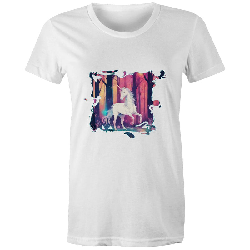 Unicorn AS Colour Women's Maple Organic Tee Ogo Merch