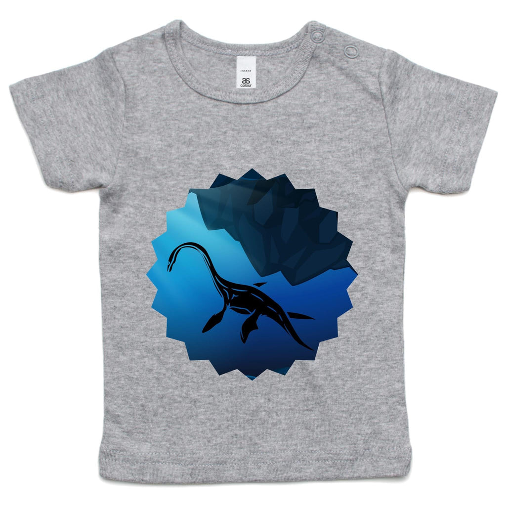 Plesiosaur AS Colour Infant Wee Tee Ogo Merch
