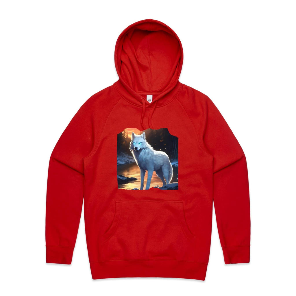 White Wolf AS Colour - Supply Hood Ogo Merch