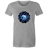 Blue Swirl Eagle AS Colour - Women's Maple Tee Ogo Merch