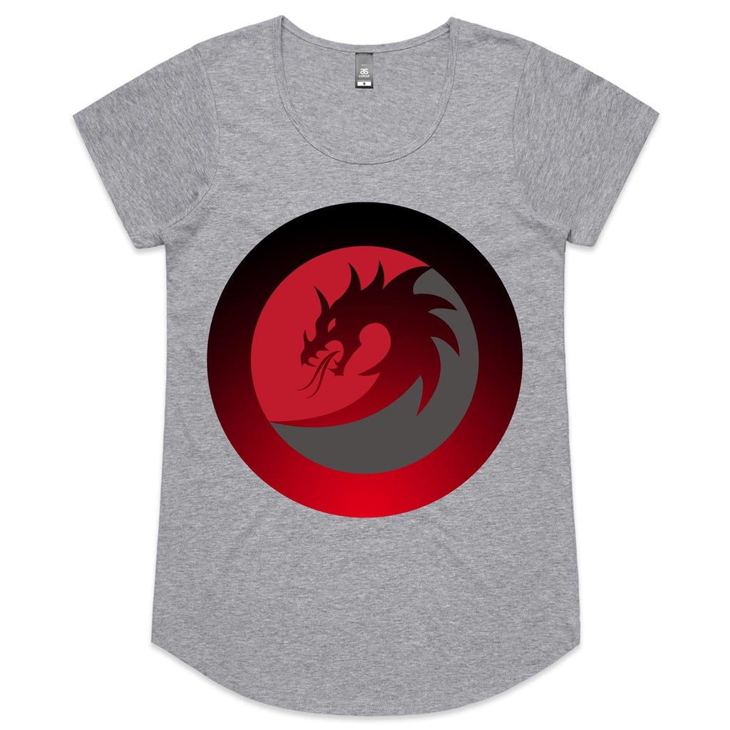 Dragon Shadow AS Colour Mali Womens Scoop Neck TShirt Ogo Merch