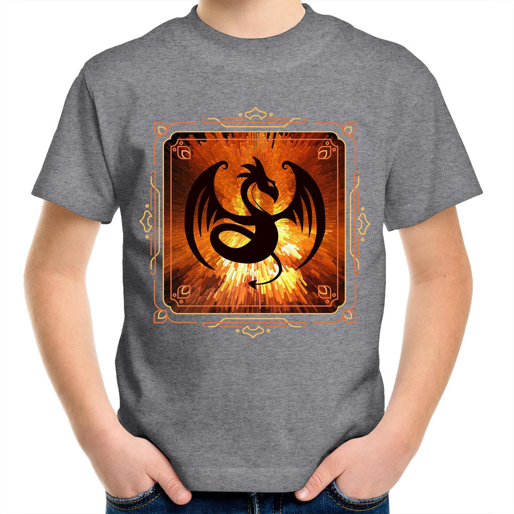Volcanic Dragon AS Colour Kids Youth TShirt Ogo Merch
