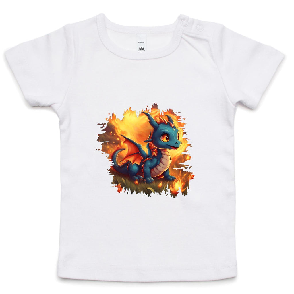 Baby Dragon AS Colour Infant Wee Tee Ogo Merch
