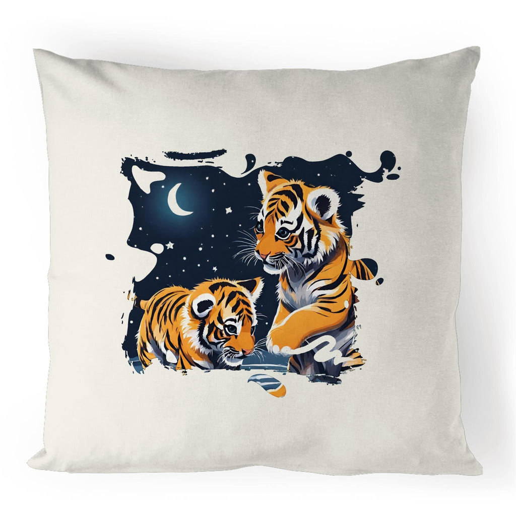 Tigers 100% Linen Cushion Cover Ogo Merch