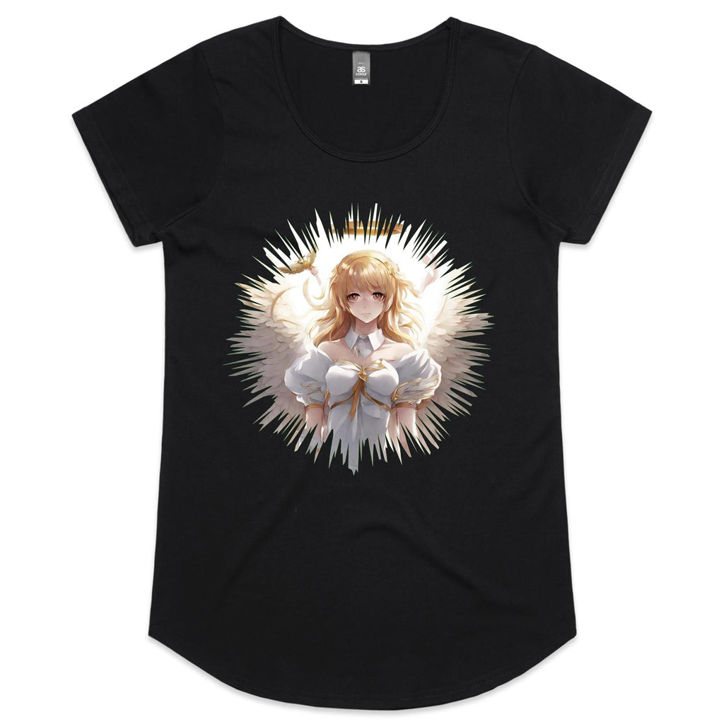 Angel Girl AS Colour Mali - Womens Scoop Neck T-Shirt Ogo Merch