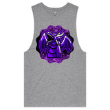 Shining Purple Dragon AS Colour Barnard Mens Tank Top Tee Ogo Merch