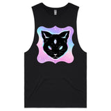 Psychic Cat AS Colour Barnard Mens Tank Top Tee