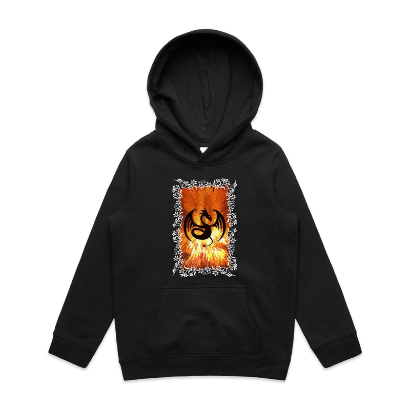 Volcanic Dragon AS Colour Youth Supply Hood Ogo Merch