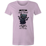 Antisocial Cat Monster AS Colour - Women's Maple Tee