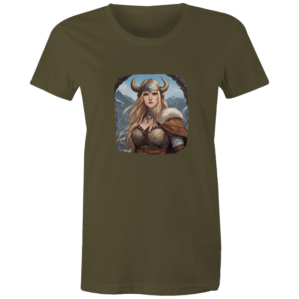 Viking Girl AS Colour - Women's Maple Tee Ogo Merch