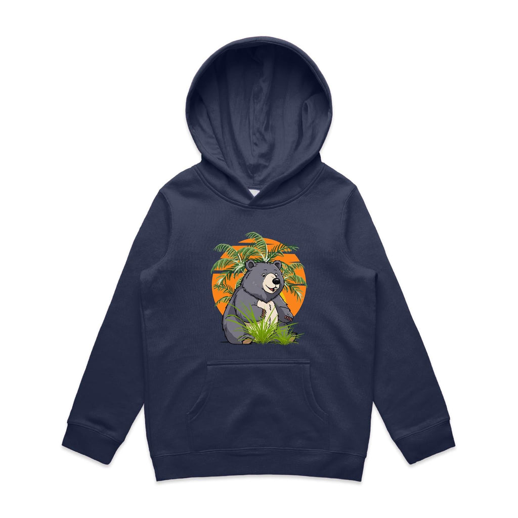 Bear AS Colour - Youth Supply Hood Ogo Merch