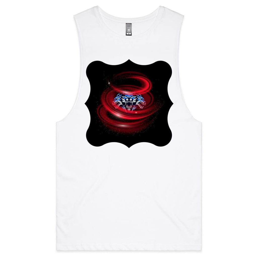 Cerberus Swirl AS Colour Barnard Mens Tank Top Tee Ogo Merch