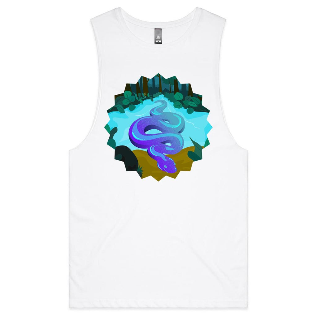 River Snake AS Colour Barnard Mens Tank Top Tee Ogo Merch