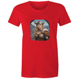 Viking Girl AS Colour - Women's Maple Tee Ogo Merch