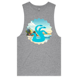Beach Hydra AS Colour Barnard Mens Tank Top Tee Ogo Merch