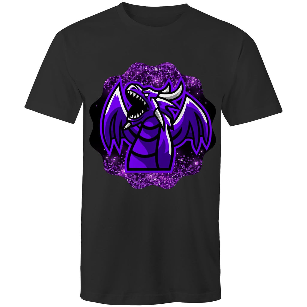 Shining Purple Dragon AS Colour Staple Mens TShirt Ogo Merch