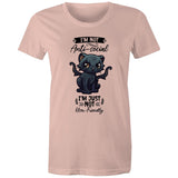 Antisocial Cat Monster AS Colour - Women's Maple Tee Ogo Merch