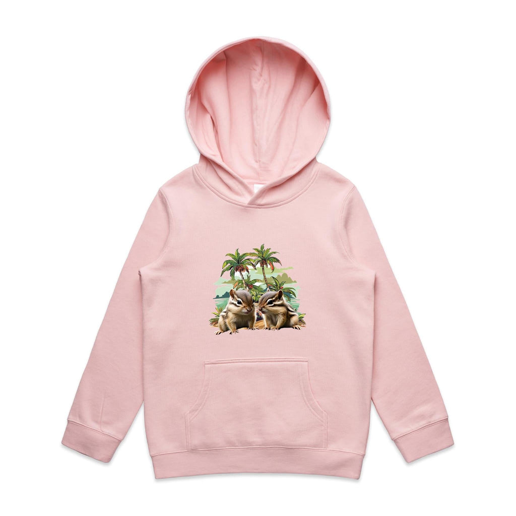 Beach Chipmunks AS Colour - Youth Supply Hood Ogo Merch