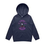 Meet my Family Angry Girl AS Colour - Youth Supply Hood Ogo Merch