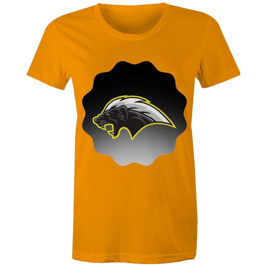Honey Badger AS Colour Women's Maple Tee Ogo Merch