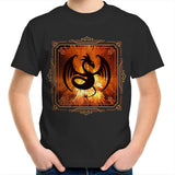 Volcanic Dragon AS Colour Kids Youth TShirt Ogo Merch